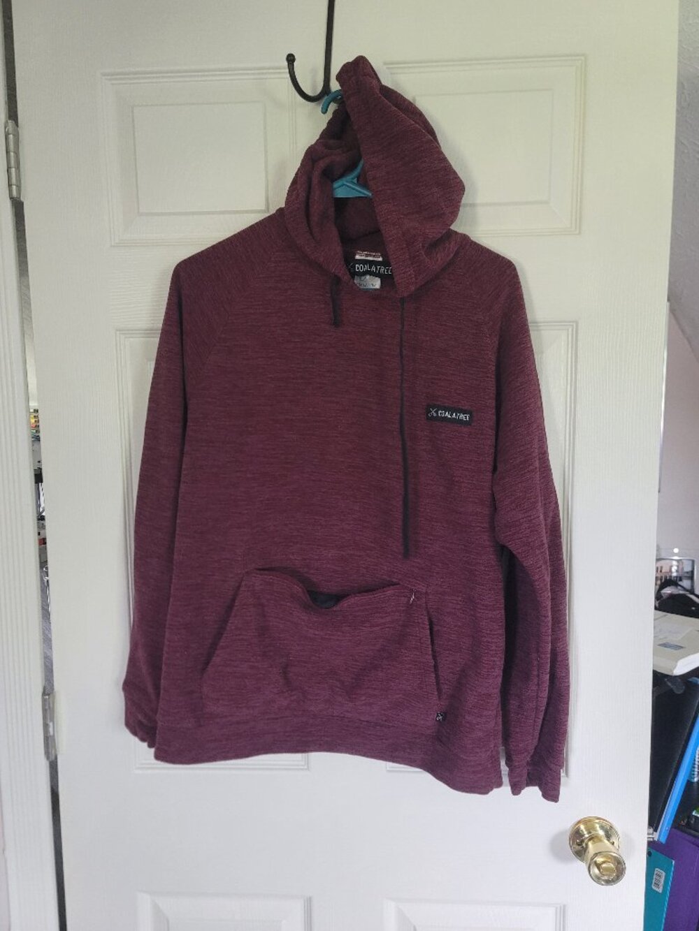 Mens burgundy Coalatree hoodie - size S